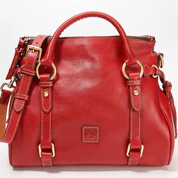 HOBO Handbags - Dooney & Bourke Florentine Large Satchel in Red